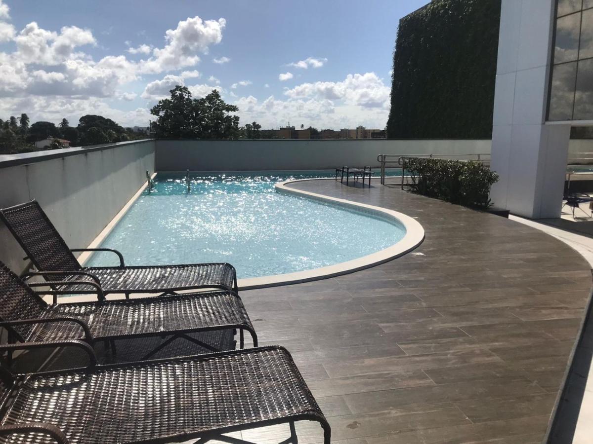 Апартаменты Flat Beira Mar Barra De Jangada Andar Alto Jaboatao Ресифи Экстерьер фото